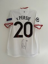 Robin van Persie Manchester United Signed Shirt *RARE* PRIVATE SIGNING 2012 AWAY