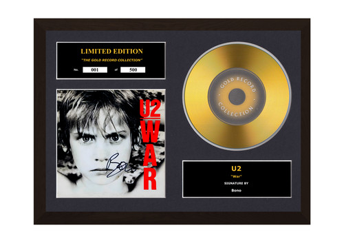 Signed gold disc - u2, ltd