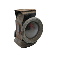 Antique P & H Demon King Birmingham Oil Burning Lantern For Bike