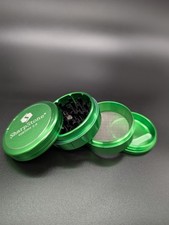 SharpStone Grinder V2.0 – 4-Piece Herb Grinder – Green/Black – Brand New - 60mm