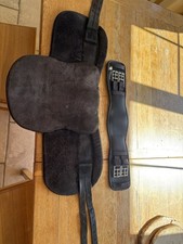 Zoe Snape Brown Suede Saddle Pad 14inch