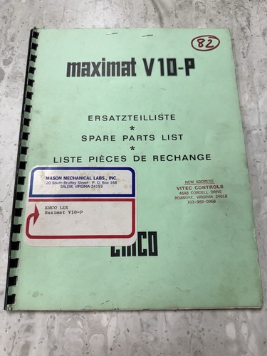 Original emco maximat - original,