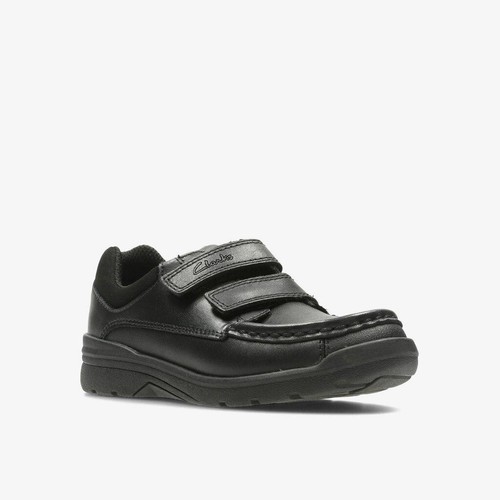 Clarks obie play black leather - black,