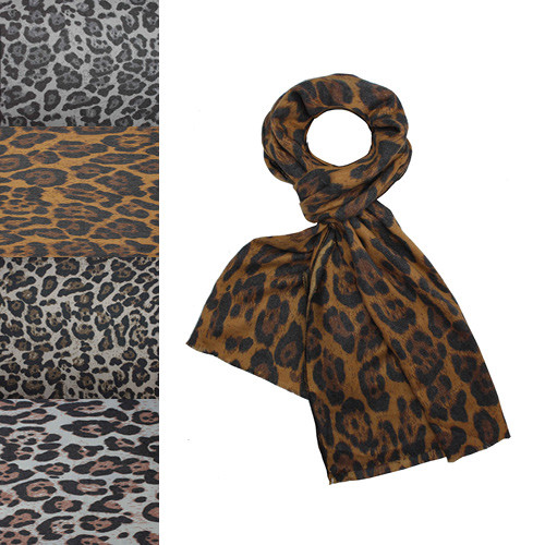 New animal leopard - leopard, scarf