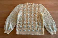 Vintage Hand Knitted Diamond