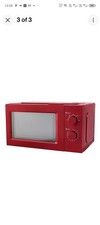 Red 700W Manual Microwave 17L
