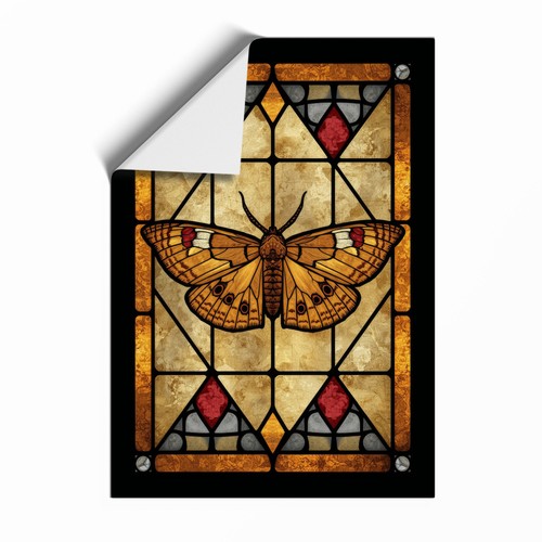 Stained glass butterfly - stained, art