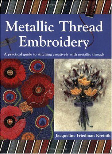 Metallic thread embroidery a - metallic,