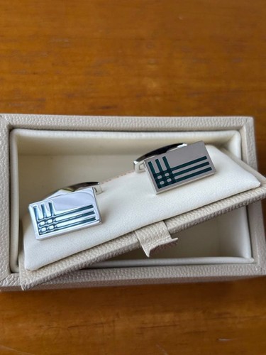 Burberry silver cufflinks set - burberry,