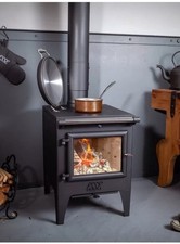 Wood Burning Stove With Oven, Cooker Stove, Wood Stove, Cook Stove