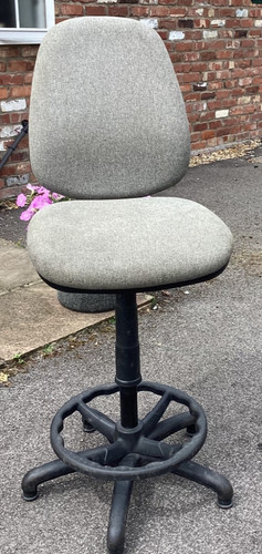 Grey draughtsman chair good - grey,