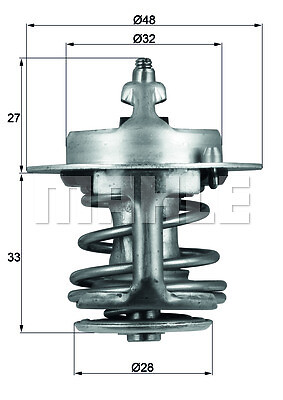 Mahle 83 thermostat - tx,