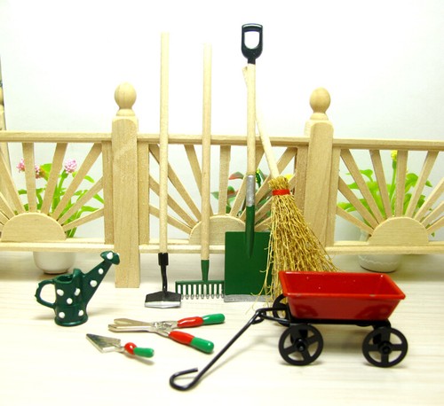 Dollhouse garden tool - 8x,