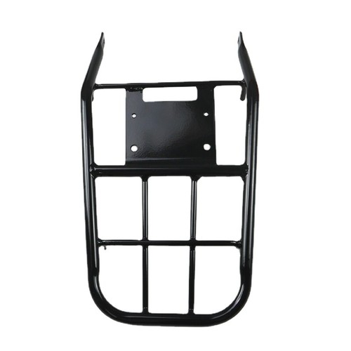 Black rear luggage rack back - black,