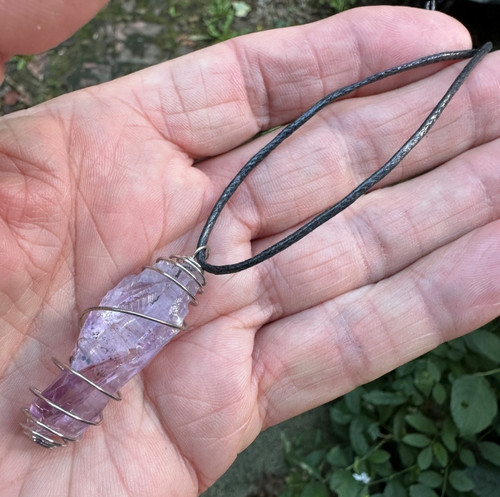 Large amethyst crystal - crystal, rough