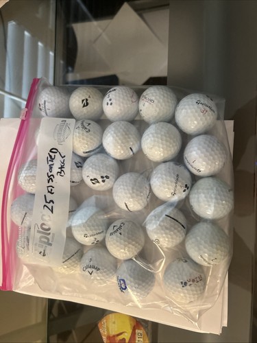 Assorted golf balls - 25,
