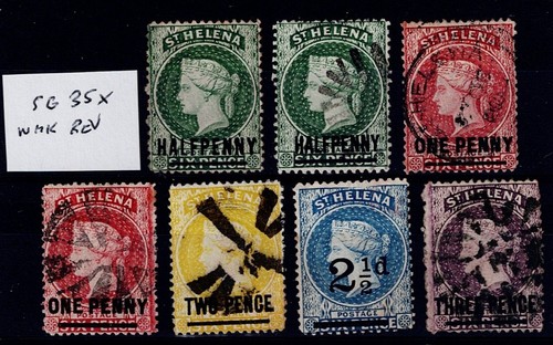 Stamps helena 1884 - qv,