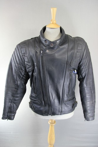 Akito black leather biker - akito,