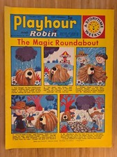 Playhour and Robin - The Magic Roundabout / Vintage Comic / 12th May 1973