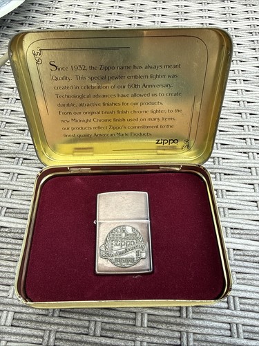Vintage 1992 zippo - 1992, 60th