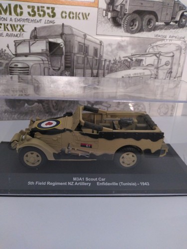 M3a1 scout car tunisia - tunisia., 1943