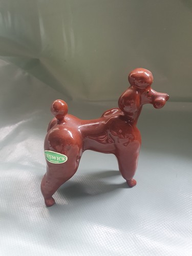 Beswick chocolate brown poodle - beswick,
