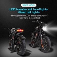 JKING FXH-002 20" Fat Tyre Electric Bike 15.6Ah 48V E-Mountain Bike 25 km/h UK