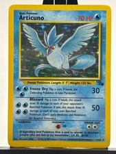 Articuno 2/62 Fossil set Rare