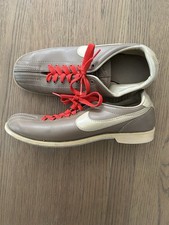 Vintage 1980s Nike Bowling Shoes Mens Size 8 Brown Tan Retro Throwback