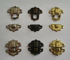 Docorative Small Hasp Multicolour Door Clasp Latch Box Chest Lid Lock Catch