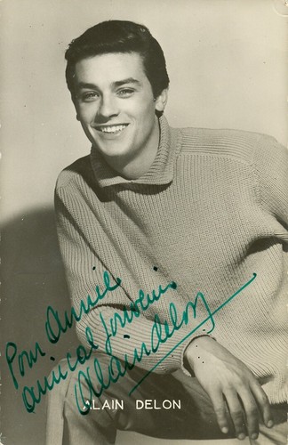 Alain delon signed - alain,