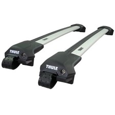 Thule WingBar Edge Silver Roof Bars Set to fit VW Golf Estate Mk.7 13-20 Rails