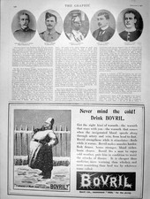 Old Antique Print 1901 Harris