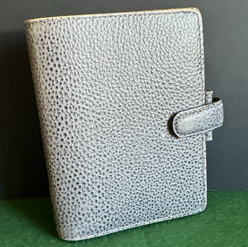 Filofax finsbury grey - grey, leather