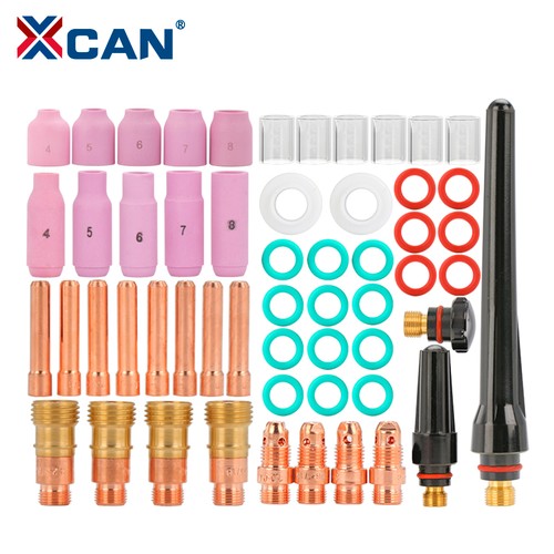 55pcs tig stubby gas lens - tig,