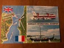 Ramsgate International Hoverport, Kent, vintage Elgate Postcards