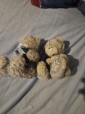 Me To You Tatty Teddy Bears With Red Rose Flower And Holding A Present SoftPlush