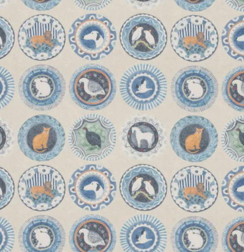 Baker curtain fabric - gp,
