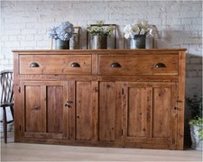 Vast Victorian Pine Sideboard