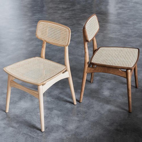 Hans wegner style wood rattan - hans,