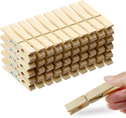 Pack clothes pins - 50, wooden