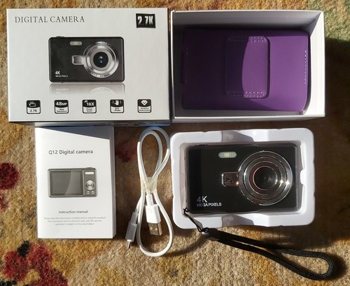 Digital camera 48mp 2 7k - 48mp, 2.7k