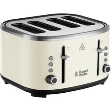Russell Hobbs Stylevia 4 Slice Toaster - Cream