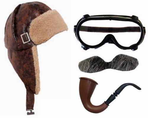 1940s pilot aviator flying - flying, cap