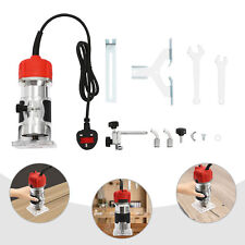 Electric Wood Trimming Machine Hand Trimmer Wood Laminator Router 30000RPM 1/4''
