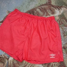Vintage 80's Umbro Red Nylon