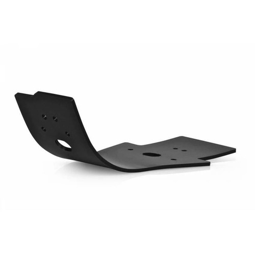 Engine protection plate skid