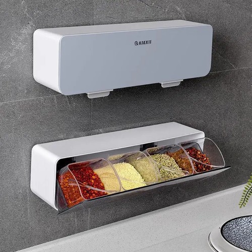Kitchen wall mount spice rack - mount,
