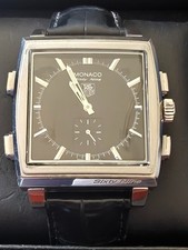 TAG HEUER CW9110 Monaco Sixty Nine Dual Faced Watch Limited Edition Very Rare