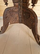  Hand Carved Antique Indian Table, must be a hundred years old